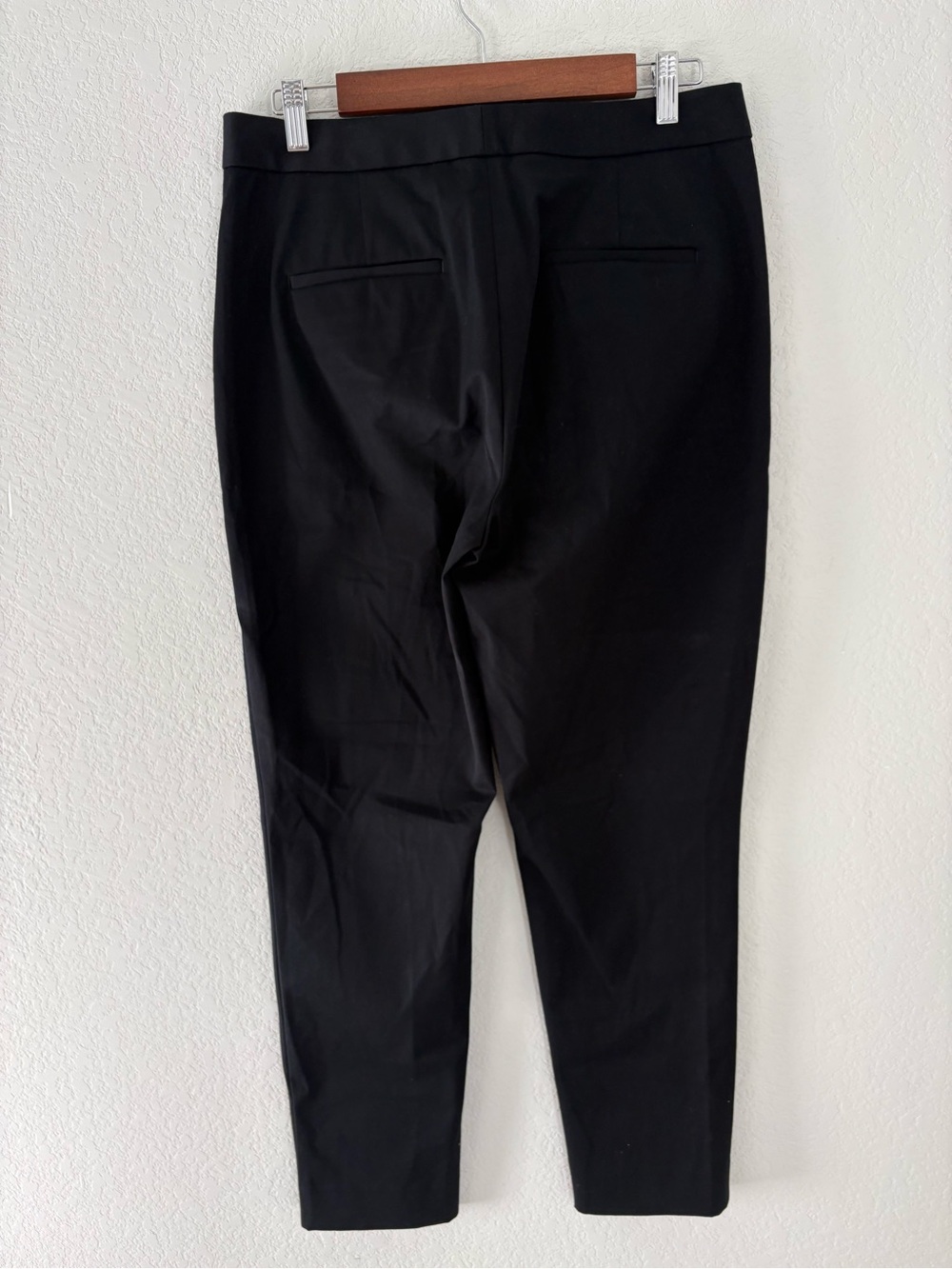 Banana Republic High Rise Slim Ankle Pants Black Bi-Stretch Work Wear Size 10 - Picture 2 of 8